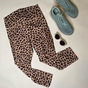 Fabletics Leopard Print Powerhold Leggings